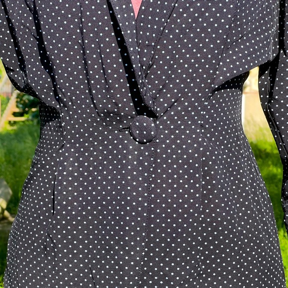 Vintage, polka dot blazer - Picture 3 of 6